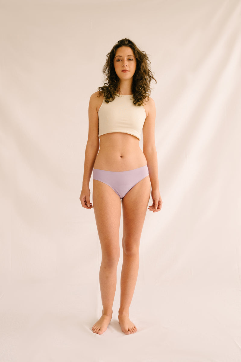 Lilac seamless low waist
